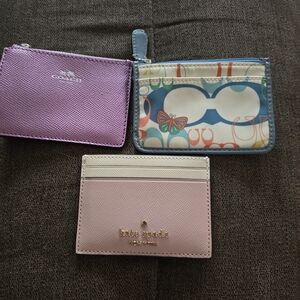 Kate Spade Pink and Purple Wallets